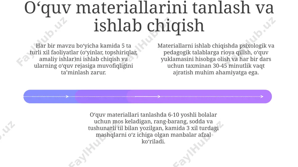 ext add text add text add text sinov natijalari va takomillashtirish jarayoni batafsil hujjatlashtirilib, kamida 10 ta mezon boʻyicha tahlil qilingan va kelajakdagi nashrlar uchun maʼlumotlar bazasi yaratilgan. takomillashtirishda oʻquvchilar va oʻqituvchilarning 70% dan ortiq ijobiy baholari va takliflariga asoslanib, darslik matni, vazifalar va rasmlar qayta koʻrib chiqildi. sinovdan oʻtkazish jarayoni kamida 3 bosqichda (dastlabki sinov, keng koʻlamli sinov, yakuniy tahlil) amalga oshirilib, har bir bosqichda 50-100 nafar oʻquvchining fikri olingan. rasmlar va illyustratsiyalar 01 02 03 rasm va illyustratsiyalar soni darslikning yoshiga va mavzusiga mos ravishda 20 dan 50 tagacha boʻlishi mumkin, ularning 1/3 qismi rangli boʻlishi tavsiya etiladi. rasm va illyustratsiyalarning sifati yuqori boʻlishi, piksellar soni kamida 300 dpi boʻlishi, shuningdek, mualliflik huquqi masalalari hisobga olinishi zarur. har bir illyustratsiya matn bilan uzviy bogʻliq boʻlishi va tushunchani yanada osonlashtirish uchun oddiy, aniq va yorqin boʻlishi kerak. ularning hajmi va joylashuvi ergonomik talablarga mos kelishi lozim. sales 1st qtr …