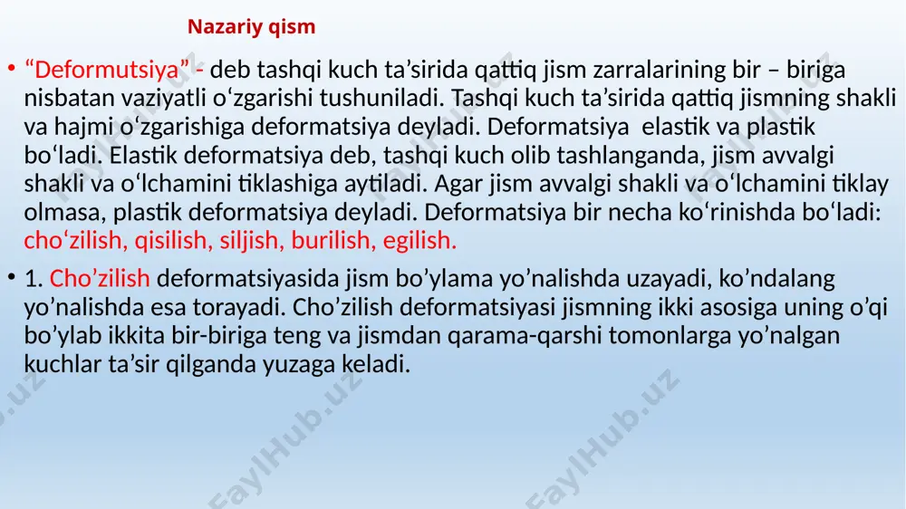 qattiq jismlarning va biologik to’qimalarning yung modulini aniqlash - Page 5