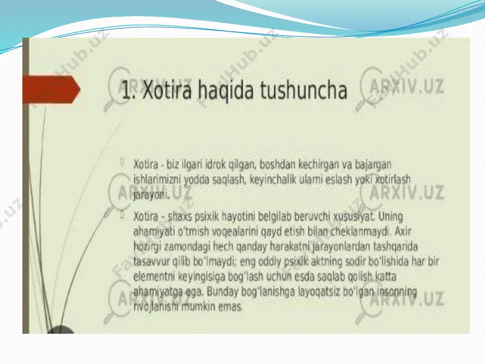 xotira haqida tushuncha - Page 4