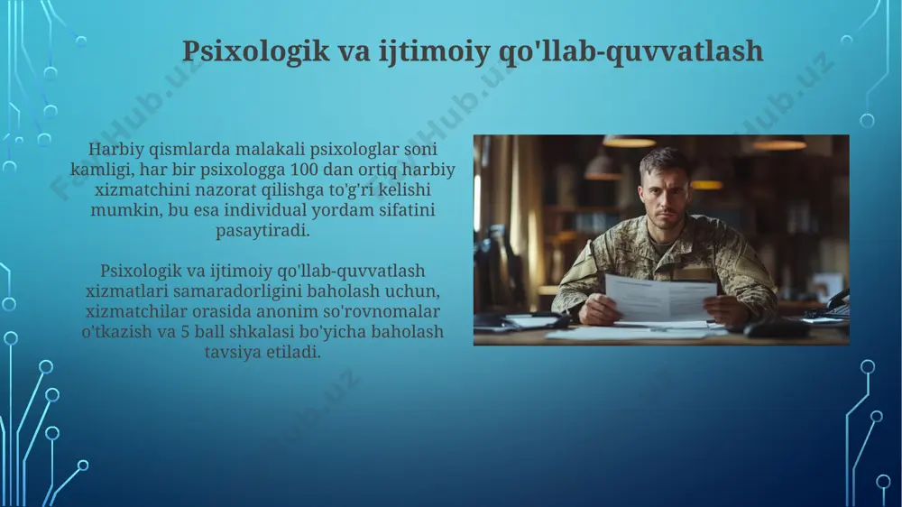 harbiy xizmatchilarning mehnat sharoitlari - Page 3