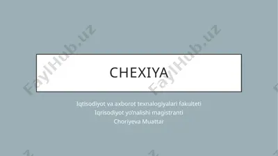 chexiya — PPTX