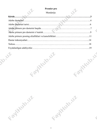 premier pro — DOCX