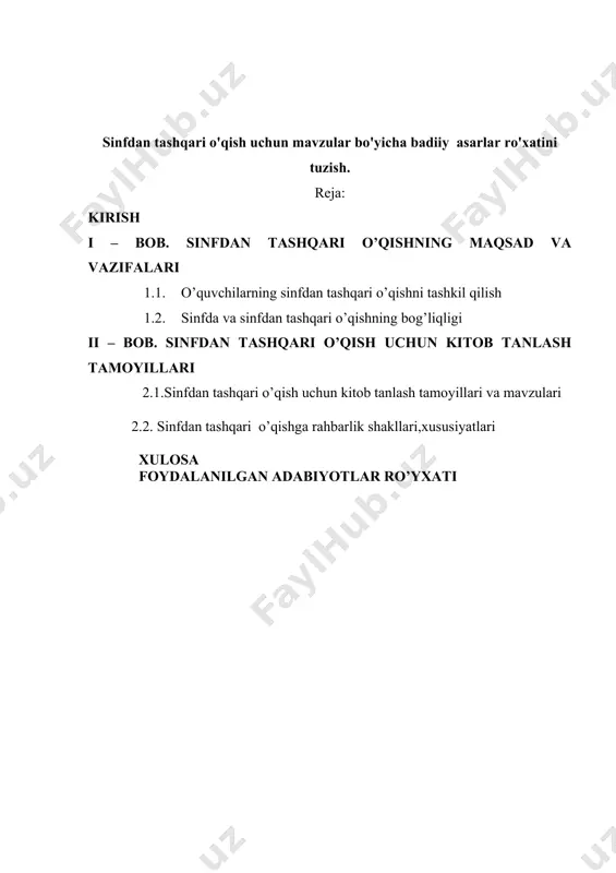 madhiya, qo’shiq, ashula, alla, lapar, yor-yor; mushoira, shiru-shakar, muvashshah, g’azal, tuyuq, ruboiy, fard, masnaviy, mustazod, sonet, tarjeband, tarkiband; to’rtlik, musallas, murabba, muxammas, musaddas, musabba, musamman, mutassa, muashshar va h. bularning hammasi ham o’zining muayyan janriy xususiyatlariga ega; katta – kichikligidan qat’i nazar bo’lishi mumkin bo’lgan hayotning barkamol va betimsol obrazini – san’atning buyuk asarlarini voqye qilgandirlar; ularning ba’zilarini o’rganishning o’ziyoq, mulohazalarimizni isbot etadi. badiiy adabiyot ilmiy adabiyotdan hayot haqiqatini jonli va jozibali tasvirlashi bilan keskin farqlanadibadiiy asarlar 3xil bo’ladi: 1.lirik asarlar(she’rlar, ruboiylar,g’azal, tuyuq , qo’shiq muxammas fard qit’a,qasida, musamman va boshqalar) lirik asarlarda voqelik ayrim shaxslarning kechinmalari, o’y fikrlari,asosida ko’rsatiladi. lirika mazmun mohiyatiga ko;ra 2 xil bo’ladi: a)intim lirika- shoirning ruhiy kechinmalari va hissiy olami aks ettiriladi. b)ijtimoiy lirika-real hayotda ro’y bergan voqea-hodisalar tasvirlanadi. lirik asarlar va ularni o’ rganish boshqa turdagi asarlarni o’rganishdan farq qiladi. lirik asarlar hajm jihatdankichik, mazmunansiqiq bo’ladi. lirik asarlarning mazmundorligi ,bo’yoqliligi, va ayniqsa emotsionalligi ularni …