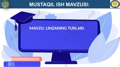 linzaning turlari — PPTX