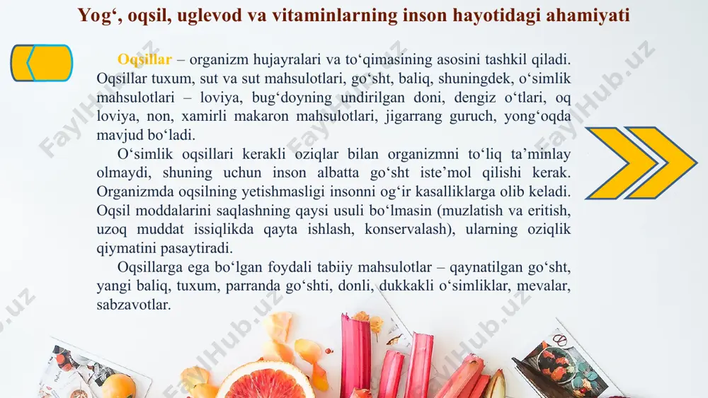 aomni me’yorida iste’mol qilish. suyuq va quyuq taomni iste’mol qilishda qoshiq, sanchqi, pichoqdan to‘g‘ri foydalanish. og‘iz va qo‘lni artganda faqat salfetkadan foydalanish. qiziqarli ma’lumot pazandachilik ming yillik tarixga ega. viii asrda rimda mashhur pazanda apitsiy tomonidan pazandachilik san’ati maktabiga asos solingan. taom tayyorlash mas’uliyatli va sharaf­li vazifa hisoblangan. aksariyat oshpaz va pazandalar o‘zlarining kasbiy mahoratlari bilan mag‘rurlangan. ilmiy pazandachilik asoslari xix asr oxirlarida ishlab chiqilgan.