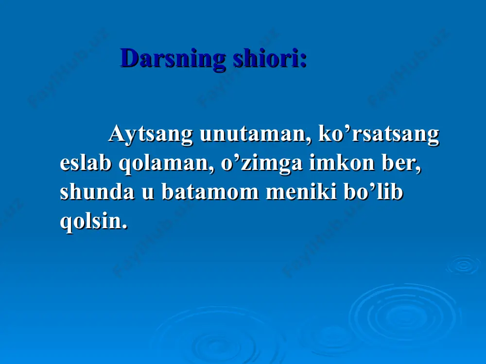 a! xayr, salomat bo’ling!