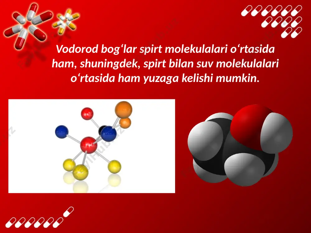 to’yingan bir atomli spirtlarning fizik va kimyoviy xossalari. ishlatilishi. 10 - sinf - Page 5