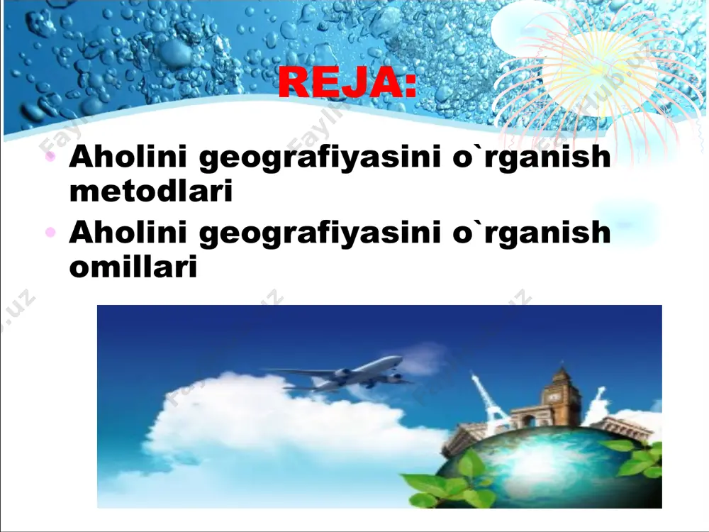 unoslik ishlarini yanada yaxshi yo’lga qo’yishda aholi geografiyasi, ayniqsa, yaxshi xizmat qila oladi. o’quvchilar yashayotgan qishloq yoki tumanni, qo’shni qishloqlarni yoki tumanlarni ularning vujudga kelishi va rivojlanishi, aholining tashkil topishi, uning milliy tarkibi va mehnat malakalari hamda boshqa tomonlarini o’quvchilar geografiya o’quvchisi rahbarligida o’rganishlari mumkin. “aholi geografiyasi” oldida bir qancha muhim vazifalar turadi: birinchidan, mamlakatimiz aholisi va chet mamlakatlar aholisi haqida, ularning soni va o’sishi, xududiy joylashuvi, xalqlar geografiyasi, turli mamlakatlarda sharoitga qarab shaharlarning rivojlanish muammolari va boshqalar. ma’lumotlar bilan keng kitobxonlar ommasini va shuningdek bevosita amaliy maqsadlar uchun qiziquvchi tashkilotlarni ta’minlaydi. xalqimizning madaniy talablarini va tegishli rejalashtiruvchi organlar extiyojini mamlakatimiz yoki chet davlatlar aholisi geografiyasi bo’yicha maxsus kitoblar yozish, darslik va o’quv qo’llanmalari, ilmiy ommbop kitoblar va risolalar yozish, ayrim mamlakatlar va tumanlarga bag’ishlangan geografik asarlarning aholiga bag’ishlangan maxsus boblarini yozish yo’li bilan qondirish mumkin. ikkinchi muhim vazifa aholi geografiyasining nazariy masalalarini ustida ishlashni davom ettirish. uchinchi vazifa – …