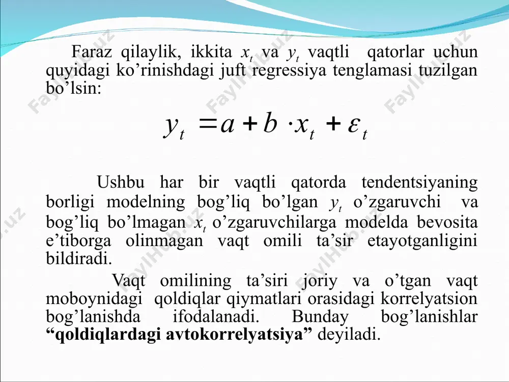 amaliyekonometrik modellar - Page 5