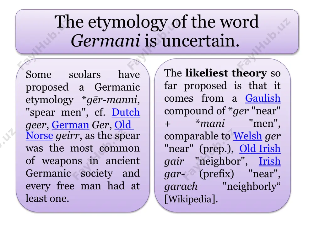 ancient germanic tribesand their classification - Page 4