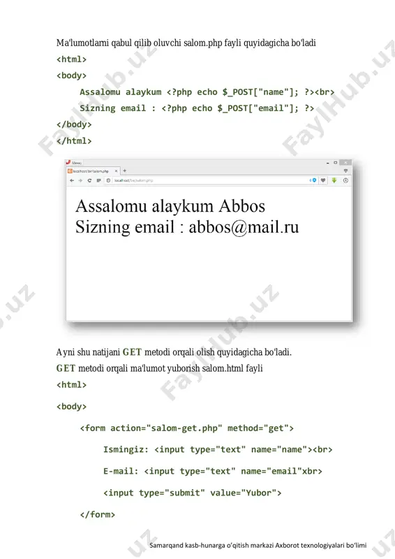 get va post metodlari - Page 2