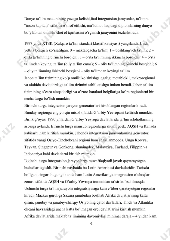 ammolari bilan yuzlab davlat va xususiy tashkilotlar, universitetlar, pedagogik tadqiqot markazlari shug’ullanmoqdalar. ular faoliyatini esa xalqaro ta’lim markazlari, masalan, aqshda xalqaro ta’lim instituti muvofiqlashtirib bormoqda. ko’pchiligining faoliyati o’quv dasturini takomillashtirish va qayta ishlab chiqishga qaratilgan. xx asrning 80-yillaridan boshlab buyuk britaniyada ham aqshdagi singari o’rganilishi majburiy bo’lgan fanlar doirasi kengaytirildi. ingliz tili va adabiyoti, matematika va tabiiy fanlar o’quv jadvalining yadrosini tashkil etadigan bo’ldi. qolgan o’quv fanlarini tanlab olish o’quvchilar va ota-onalar ixtiyoridadir. «yangi dunyo»ning pedagogik g’oyalari frantsiya va germaniya ta’limiga ham sezilarli ta’sir etayotir. germaniyada to’liqsiz o’rta maktablarida asosiy o’quv fanlari bilan bir qatorda tanlab olinadigan ximiya,fizika, chet tillari kiritilgan o’quv dasturlari xam amalga oshirilayotir. bu o’quv dasturi tobora to’liqsiz o’rta maktab doirasidan chiqib, o’rta maktablar va gimnaziyalarni ham qamrab olmoqda. frantsiya boshlang’ich maktablarida ta’lim mazmuni ona tili va adabiyoti hamda matematikadan iborat asosiy, tarix, geografiya, aholishunoslik, tabiiy fanlar, mehnat ta’limi, jismoniy va estetik tarbiya kabi yordamchi o’quv fanlariga …