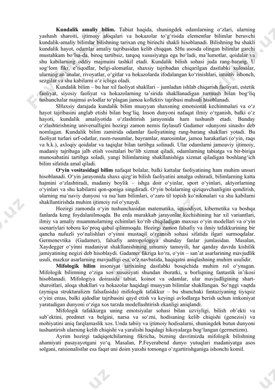 . yum, l. feyerbax), aksincha, inson, insoniyat shaxsiy yoki ijtimoiy tajribaga ega bo‘lgunga qadar biron-bir g‘oya mavjud bo‘lishini inkor etadilar. ular barcha g‘oyalar inson ongi zamirida yo shaxsiy tajriba, yo boshqalar tajribasi, butun insoniyat tajribasini umumlashtirish orqali tug‘ilishini qayd etadilar va bu tezisni isbotlashga harakat qiladilar. ularning fikriga ko‘ra, tajriba inson ongida uning sezgilari va o‘zini qurshagan dunyoni idrok etishi orqali aks etadi. falsafada idrok etishni persepsiya (lotincha «perception» - idrok etish) deb atash odat tusini olgan. persepsiya o‘zini qurshagan dunyodagi narsalar va hodisalarni sezgilar orqali idrok etishga aytiladi, appersepsiya borliqni aql bilan anglash, bilish, ularni g‘oyalarda ifodalashdir. optimizm. skeptitsizm. agnostitsizm. bilish jarayoni rivojlanish qonuniyatlarining shakllari, haqiqatning tagiga etish imkoniyatlari nuqtai nazaridan o‘rganiladi. uning har xil modellari, yondashuvlari mavjud. materialistik modellar zamirida dunyoning inson ongida aks etish tamoyillari: demokritda – obrazlar (eydoslar), yangi davr faylasuflarida – sensor signallari, berklida – sub’ektning sezgilari yotadi. leybnits bilishni ilohiylashtirilgan g‘oyaning inson tug‘ma tushunchalariga …