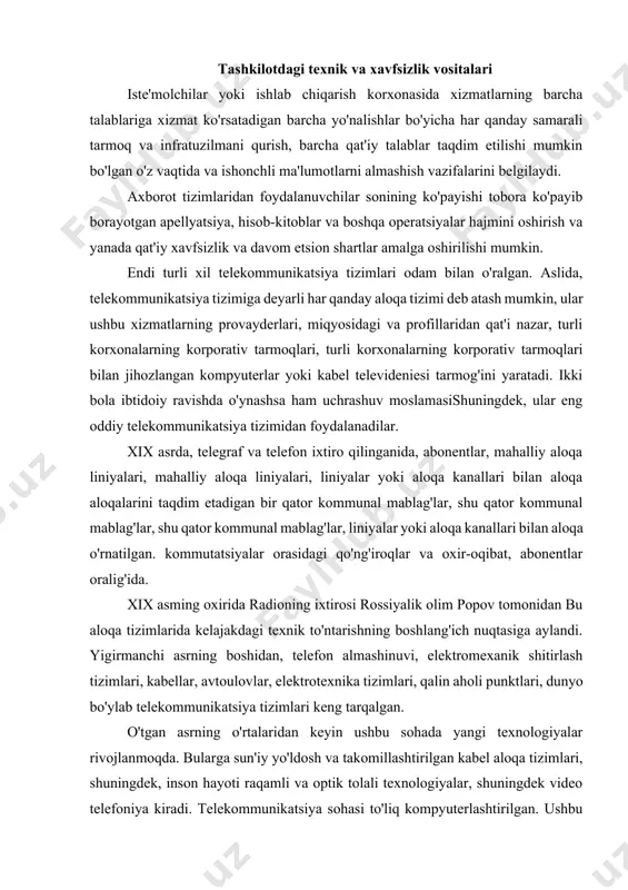 qizlar bandligini oshirish masalalariga bag'ishlangan videoselektor yig'ilishi o'tkazildi. yig'ilishda davlatimiz rahbari tomonidan ilgari surilgan ijtimoiy, ma'naviy- ma'rifiy sohalardagi ishlarni yangi tizim asosida yo'lga qo'yish bo'yicha 5 ta muhim tashabbusni mamlakatimizning barcha hududlarida keng joriy qilish masalalari muhokama qilindi. ushbu tashabbuslardan birining ijrosi axborot texnologiyalari va kommunikatsiyalarini rivojlantirish vazirligi zimmasiga yuklangan. unga ko'ra, vazirlikka ilg'or xalqaro tajribalar asosida barcha shahar va tumanlar markazlarida raqamli texnologiyalar o'quv markazlarini tashkil etish bo'yicha topshiriq berilgan. xo'sh, bu qanday tashabbus? uning doirasida qanday vazifalar bajariladi? axborot texnologiyalari va kommunikatsiyalarini rivojlantirish vaziri shuhrat sodiqov quyidagilarni ma'lum qildi: muhtaram prezidentimizning joriy yil fevral-mart oylarida sirdaryo va namangan viloyatlariga amalga oshirgan tashrifi davomida axborot texnologiyalari va kommunikatsiyalarini rivojlantirish vazirligiga bir qator vazifalar, jumladan, mazkur viloyatlarning barcha tuman va shaharlarida «raqamli texnologiyalar markazlari»ni yaratish (sirdaryo viloyatida 11 ta, namangan viloyatida 12 ta) vazifasi belgilab berilgandi. ushbu markazlarning maqsadi yoshlarga axborot texnologiyalari, dasturlash, robototexnika, kibersport asoslarini va elektron tijorat sohasida …