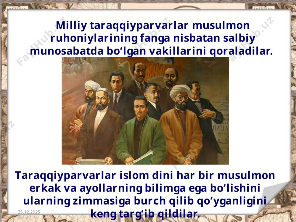 jadidchilik harakatining turkiston ijtimoiy-siyosiy va madaniy hayotiga ta’siri 9 -sinf - Page 5