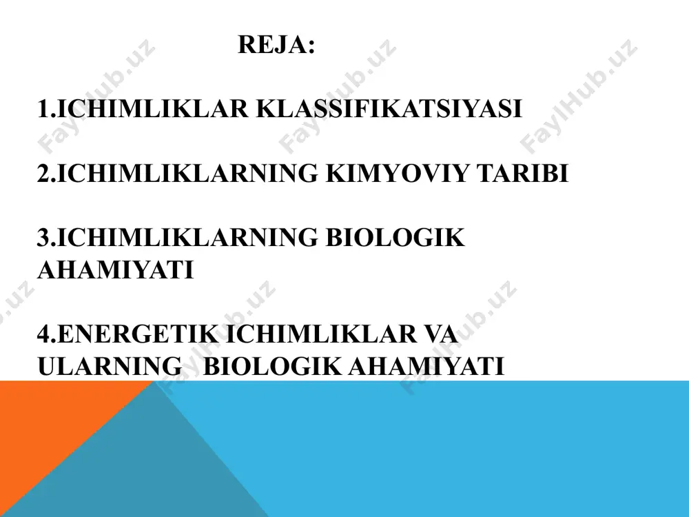ichimliklar. ichimliklar biologik qiymati - Page 2