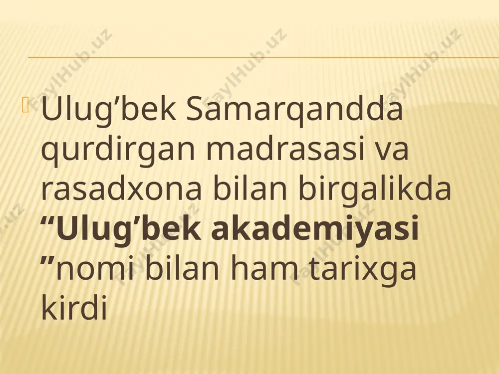 mirzo ulug’bek va uning akademiyasi - Page 5