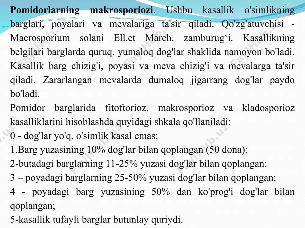 sabzavot va poliz ekinlarining fitosanitar nazorati - Page 5