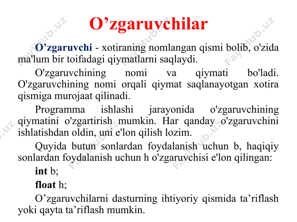 c++ dasturlashtilining tuzilishi va shakli - Page 5