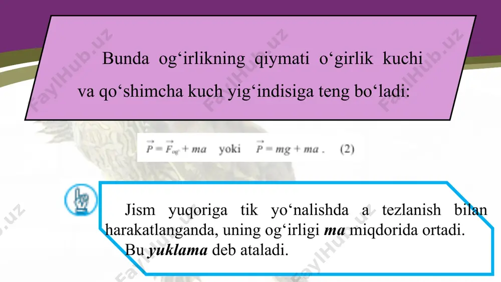 yuklama va vaznsizlik 7-sinf - Page 4