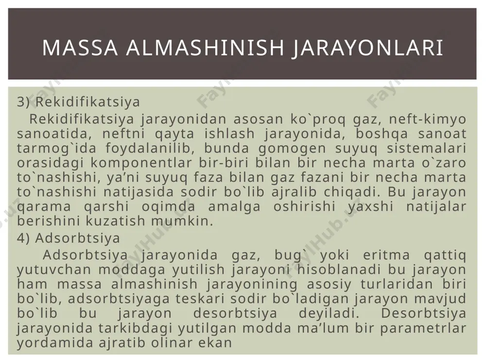 massa almashinish jarayonlari - Page 5