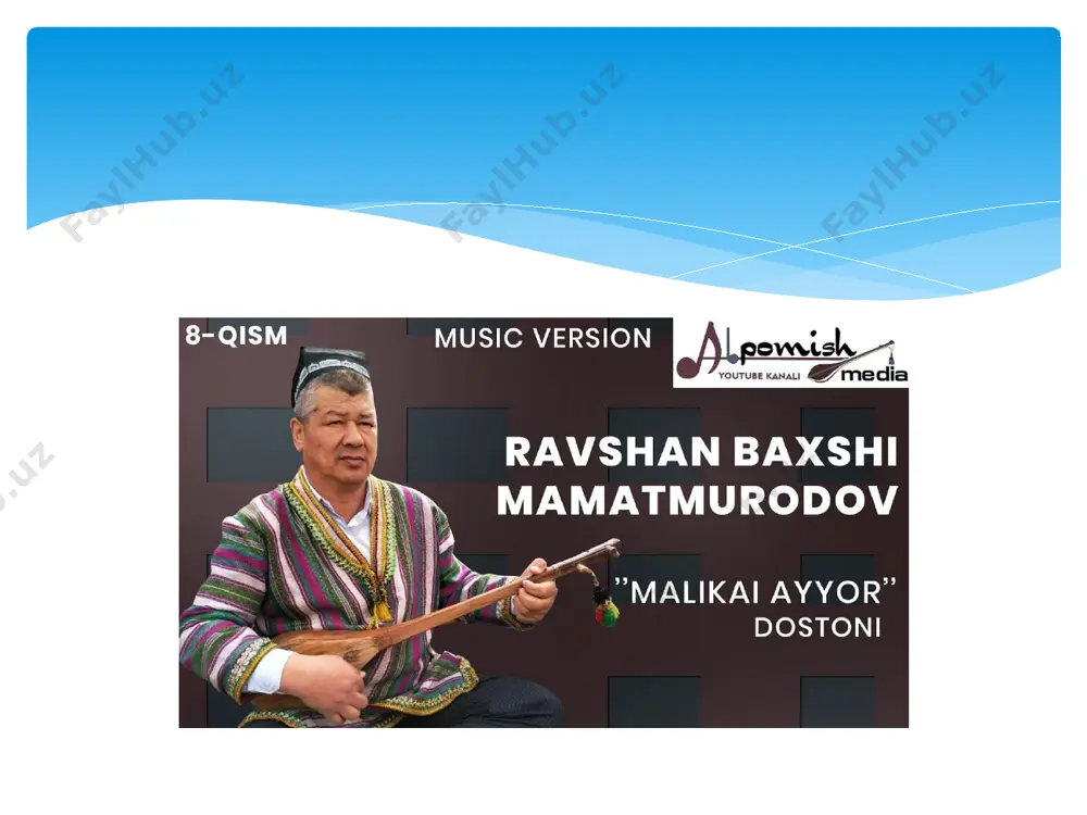 adi, paridan qayerdanligini so'raydi. pan shahri shabistondan bo'lishini, onasining oti sipar pan, otasining oti qosimxon, shahrining oti torkiston ekanligini aytadi. shundan so'ng, pan bir ag'anaydi-da, kарtarga aylanib uchib ketadi. go'ro'g'li yurtiga qaytib kelib, qirq eshikli chillaxonasiga kirib xafa bo'lib yotib oladi. oradan hafta - o'n kun o'tadi. go'ro'g'lining ahmad sardor degan tog'asi unga xiyonat qilmoqchiligini avazjon eshitib qoladi va otasini ogohlantiradi. avazning o'zi esa go'ro'glining hasratlarini eshitib, g'irotga minib, torkistonga malika parini izlash uchun otlanadi. go'ro'gli malika ayyorning gapini, ya'ni malikaning yurtigacha oltmish yil yo’l yurishini aytib, avazning qaytib kelish muddatini aytib ketishini so'raganda, avaz o'n olti oyda qaytib kelishini aytadi va yo’lga jo'nab ketadi. ahmad sardor asad va shodmon degan merganlani avazni o'ldirish uchun yuboradi. asad va shodmon g'ajdim va majdim degan otlarini minib, palapon tog'iga yetadilar va avazni kutib yotadilar. avaz kelganda ular o'q uzishadi, ikki o'qdan avaz omon qoladi. merganlar avazni aldab, uni sinab ko'rganliklarini aytib, unga …