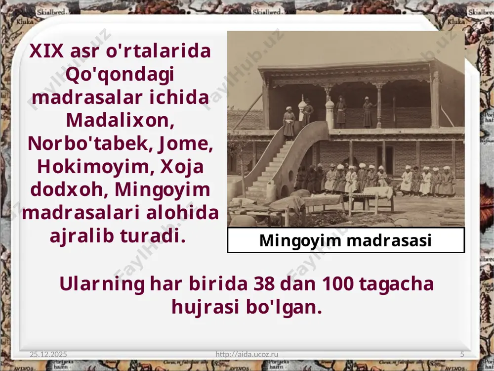 qo'qon xonligi shaharlari 8-sinf - Page 5
