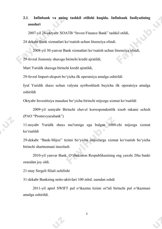 ia trans terminal» mchj · «prestij rielt» · mamatdjanov farxod faxritdinovich · axmadjanov aziz nigmadjonovich · abdusamadov parviz maxsudovich reytinglar 1. 2024-yilning aprel oyida moody's “infinbank” aj uchun “b1” darajasidagi uzoq muddatli reytingni tasdiqladi, prognoz “ijobiy” 2. 2022-yilning iyul oyida ahbor-reyting “infinbank” ajga “uza” darajasidagi kredit qobiliyati reytingini taqdim etdi, prognoz “ijobiy” 2.2. infinbankning tashkiliy va tarkibiy tuzilmasi. numanova olga leonidovna boshqaruv raisi juma: 10:00 - 12:00 telefon:(+998 71) 202-50-60 info@infinbank.com kadirov ravshanbek shoxruxbekovich boshqaruv raisining birinchi o‘rinbosari seshanba: 10:00 - 12:00 telefon:(+998 71) 202-50-60 info@infinbank.com xojiev dilshod muratalievich boshqaruv raisi o‘rinbosari chorshanba: 10:00 - 12:00 telefon:(+998 71) 202-50-60 info@infinbank.com salimov pulat timurovich boshqaruv raisi o‘rinbosari dushanba: 10:00 - 12:00 telefon:(+998 71) 202-50-60 info@infinbank.com karimov ruslan anvarovich boshqaruv raisi o‘rinbosari payshanba: 10:00 - 12:00 telefon:(+998 71) 202-50-60 info@infinbank.com allayorova dilrabo normamatovna bank bosh hisobchisi telefon:(+998 71) 202-50-60 info@infinbank.com xudayberdiev bobir iskandarovich ichki nazorat departamenti direktori telefon:(+998 71) 202-50-60 info@infinbank.com bank …