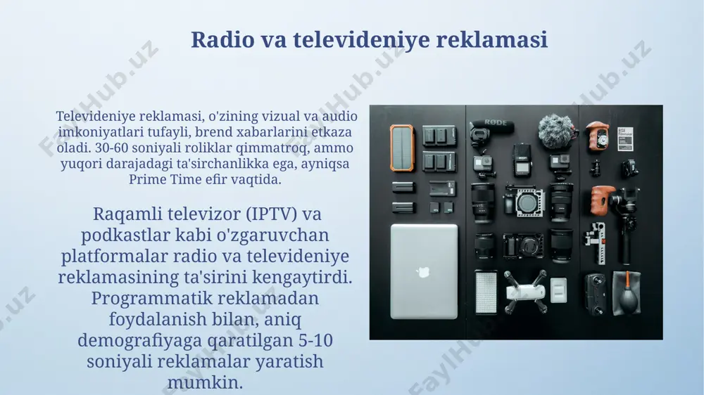 reklama turlari va vositalari - Page 5
