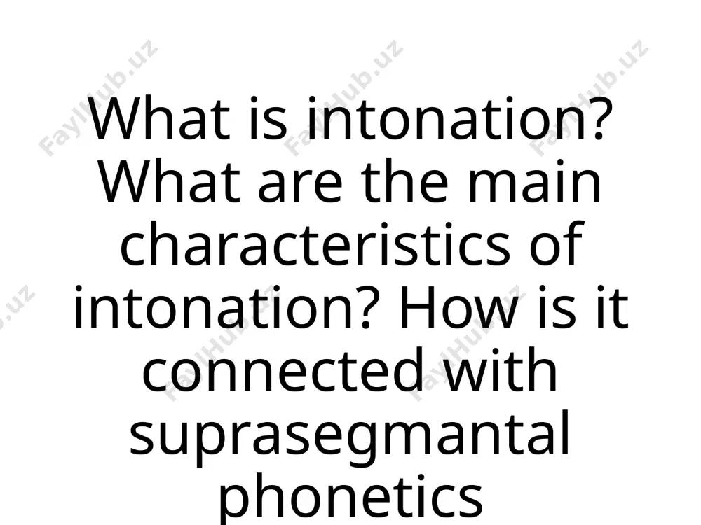 fy intonation with melodic pattern. intonation is the rise and the fall of the pitch of the voice. d. jones thinks that intonation is variations which take place in the pitch of the voice. according to gimson, intonation is variations of pitch, rises and falls in pitch level. for d. crystal prosodic effects are connected with pitch movement, or melody. finally, the intonation is a language universal that plays a huge role in communication. it is characterized by different parameters and has a number of functions. antony fox. features and prosodicstructure: the phonology of suprasegmentals. oxford: oxford university press, 2000. dwight bolinger. intonation and its parts: melody in spoken english. london,1985. jones d. an outline of english phonetics. cambridge: cambridge university press, 1976