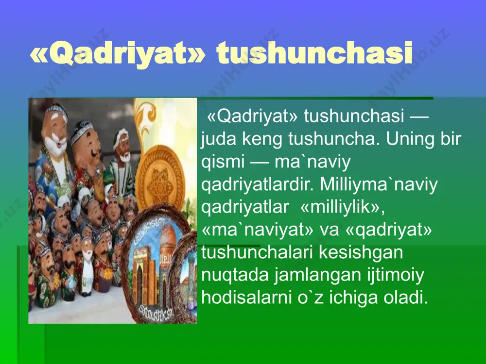 ma’naviy qadriyatlar – jamiyatning yuksalish vositalari - Page 5