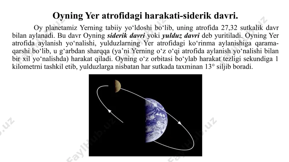 oyning harakati, fazalari va davrlari - Page 3