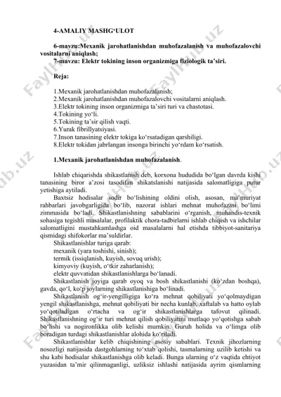 muhofazalovchi vositalarni aniqlash — DOCX