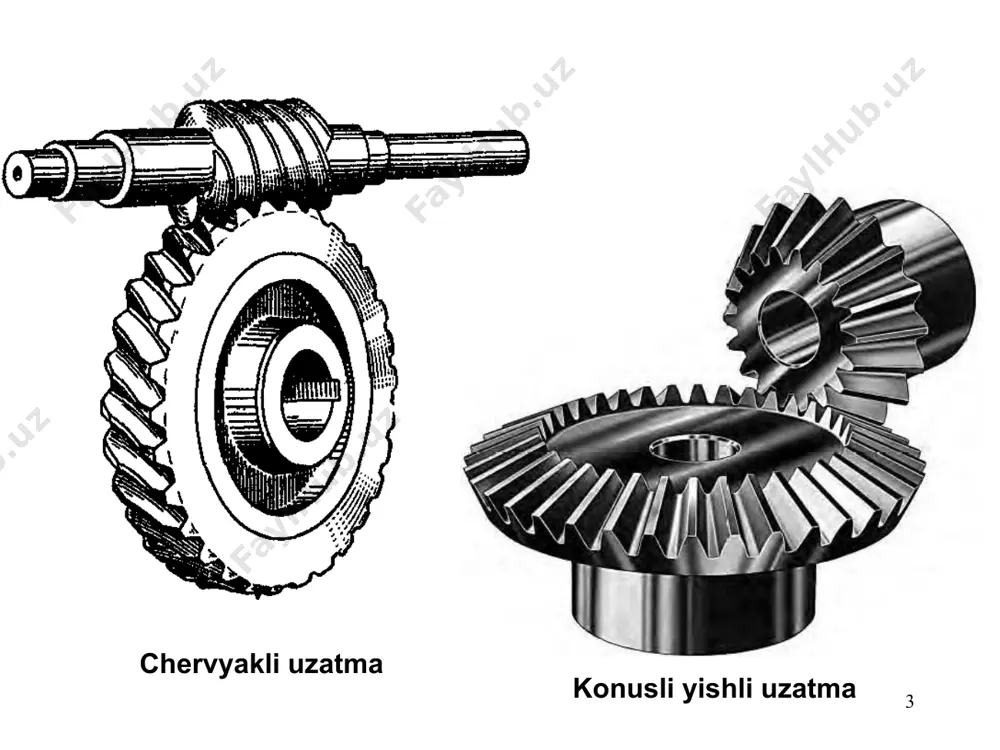 turli tishli mexanizmlar. tishli g’ldiraklarni ishlab chiqish usullari - Page 3