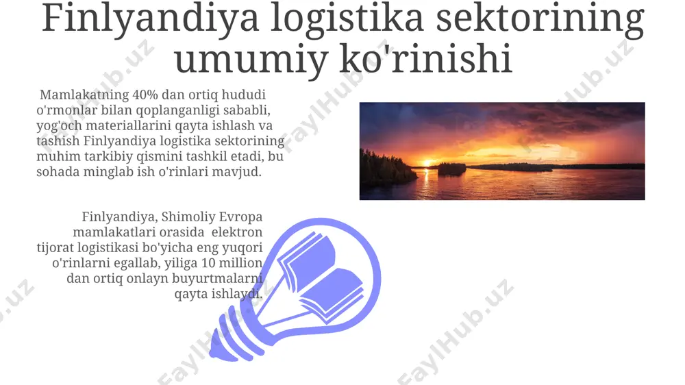 finlandiya davlatining logistika sohasi - Page 3