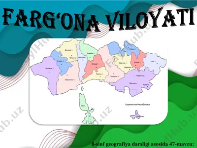 farg'ona viloyati 8-sinf — PPT