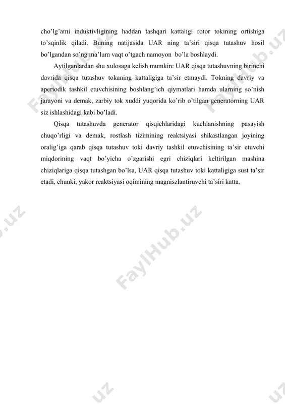 quvvati cheklangan generatordan ta’minlanuvchi zanjirdagi qisqa tutashuv - Page 5