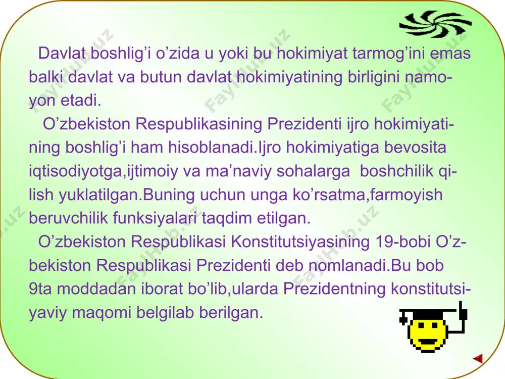 o’zbekiston respublikasida prezidentlik institutining joriy etilishi - Page 4