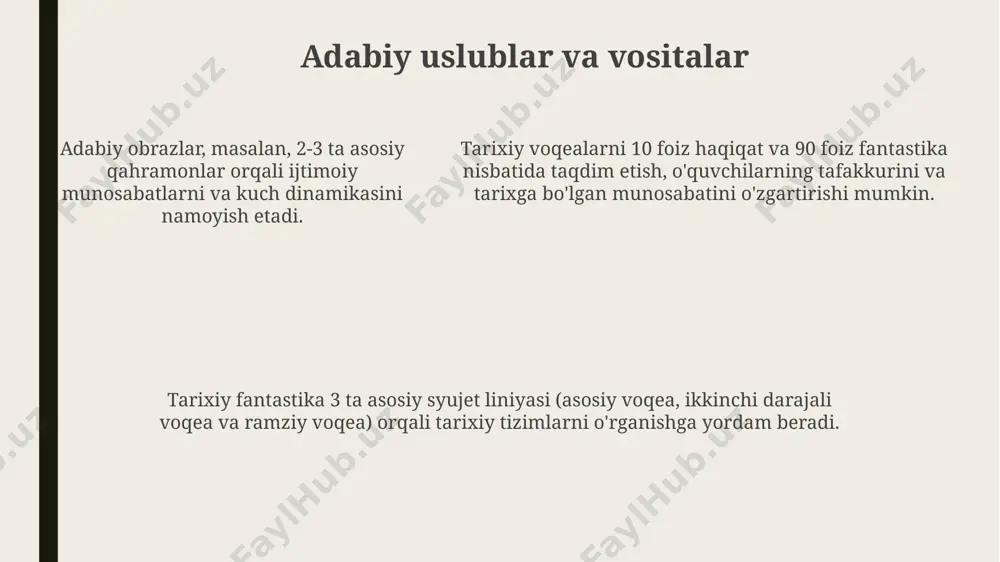 tarixiy fantastikani tarixiy tizimlarda qo'llash usullari - Page 5