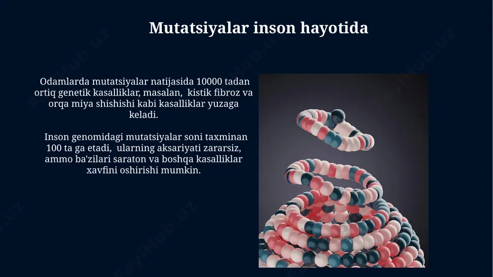 mutatsiyalar inson hayotida - Page 3
