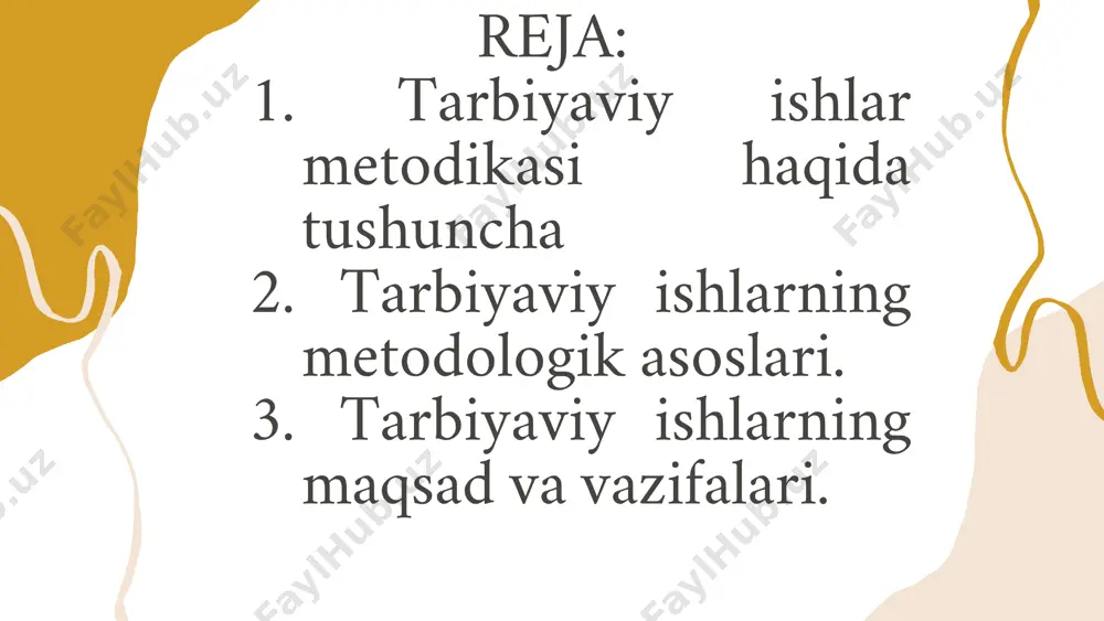 tarbiyaviy ishlar metodikasi - Page 2