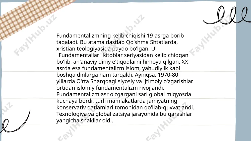 diniy fanatizm, ekstremizm, fundamentalizm, radikalism va terrorizmning tarixi - Page 5