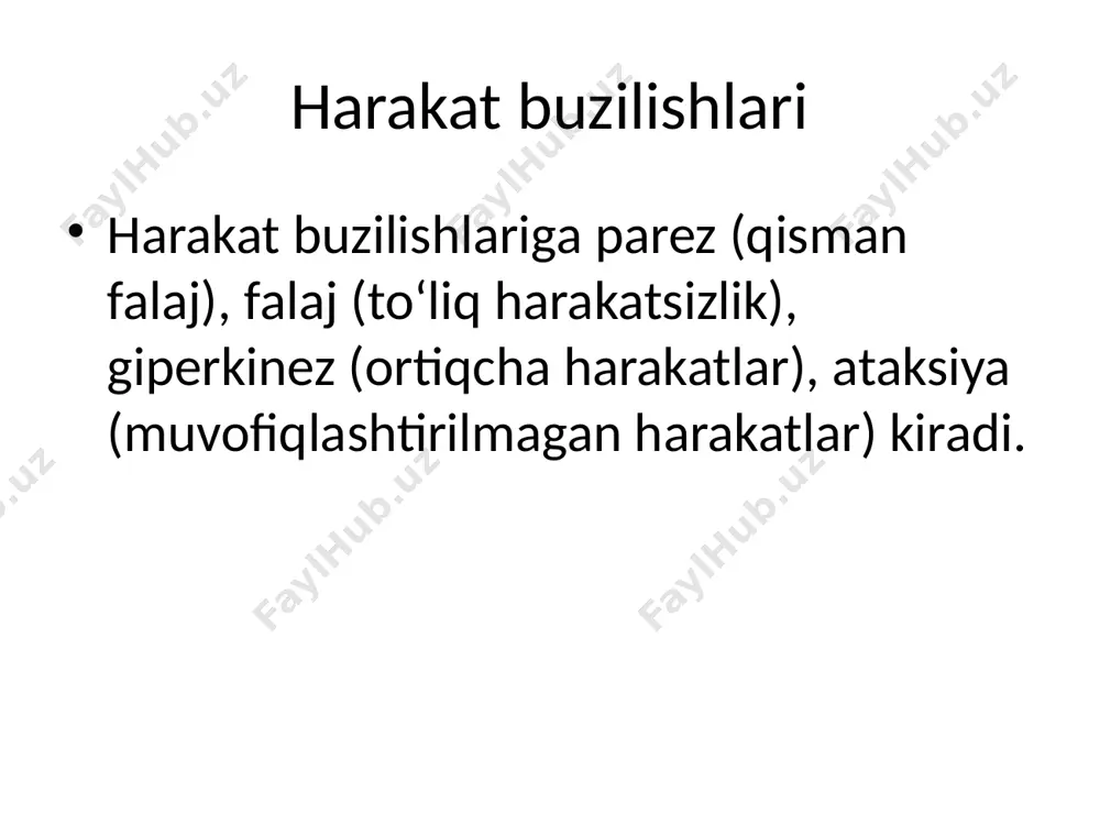 harakat va sezgi buzilishlari - Page 5