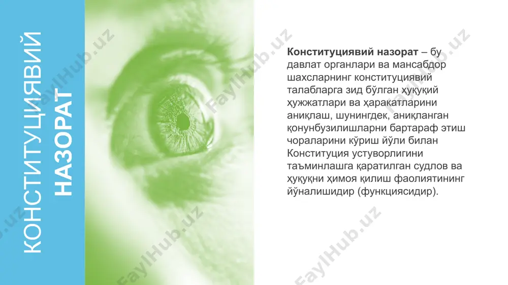 o‘zbekiston respublikasi konstitutsiyaviy sudi haqida taqdimot - Page 4