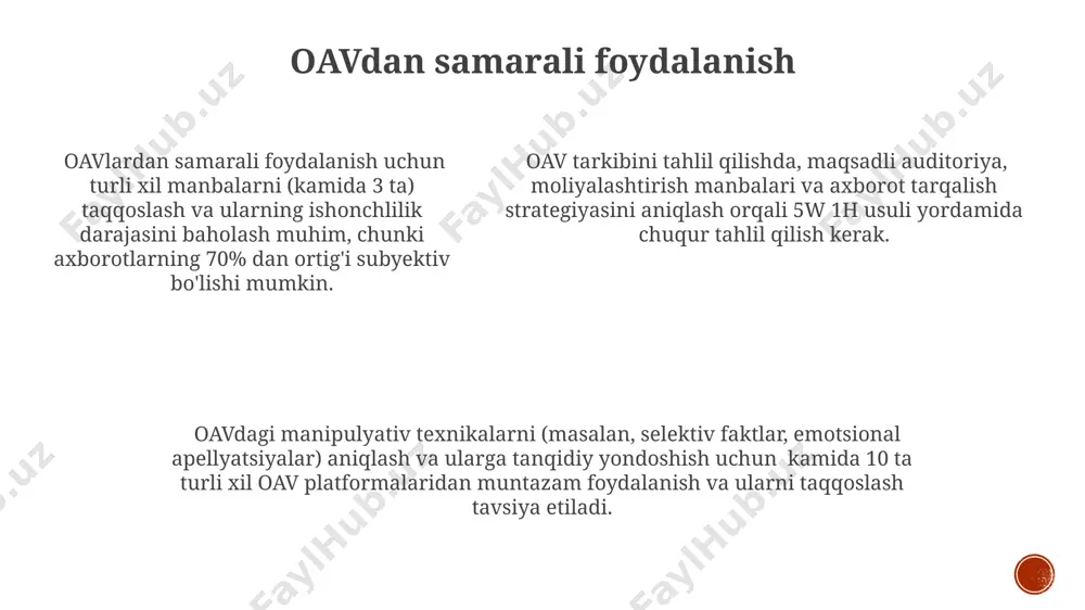 media sovodxonlikni rivojlantirish yollari - Page 5