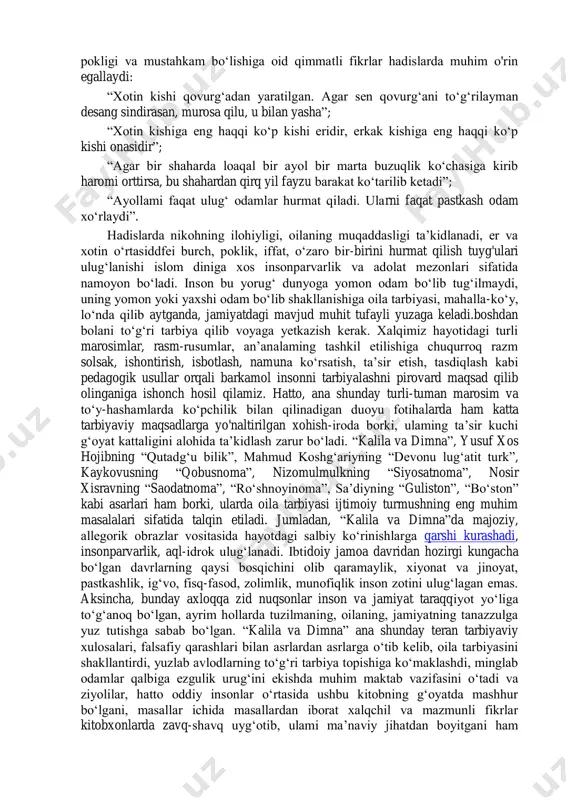 liq muammolar mavjud, jamoada bola o'zini ehtiyotkorlik bilan tutadi, uzoq vaqt davomida atrofidagi odamlarga qaraydi, muloqot qilishni va do'stlashishni xohlamaydi. ota-onaning avtoritar uslubi bilan ota-onalar bolaning tashabbusini bostiradi, uning harakatlari va harakatlarini boshqaradi va nazorat qiladi. barcha noto'g'ri xatti-harakatlar, majburlash, baqirish, taqiqlar uchun jismoniy jazo. bunday ota-onalar faqat bolaning itoatkor va ijrochi bo'lib ulg'ayishiga g'amxo'rlik qilishadi, lekin bolalar o'ziga ishonchsiz, qo'rqoq, o'zini himoya qila olmaydigan yoki tajovuzkor, avtoritar bo'lib o'sadi. ular uchun atrofdagi dunyoga moslashish qiyin. ota-onalar bilan bunday bolalar xotirjam va ijrochi bo'lib tuyulishi mumkin, ammo jazo tahdidi yo'qolishi bilanoq, bolaning xatti-harakati nazoratsiz bo'lib qoladi. bola o'sib ulg'aygan sari avtoritar ota-onalarning talablariga toqat qilolmay qoladi. o'smirlik davrida tez-tez to'qnashuvlar ayanchli oqibatlarga olib kelishi mumkin. haddan tashqari himoyalangan tarbiya uslubi bilan ota-onalar bolani rivojlanishdagi mustaqillikdan mahrum qiladilar, doimo uning yonida bo'lishadi, uning uchun muammolarni hal qilishadi. ular unga haddan tashqari g'amxo'rlik qilishadi va g'amxo'rlik qilishadi, sog'lig'idan qo'rqishadi va tashvishlanadilar. bola …