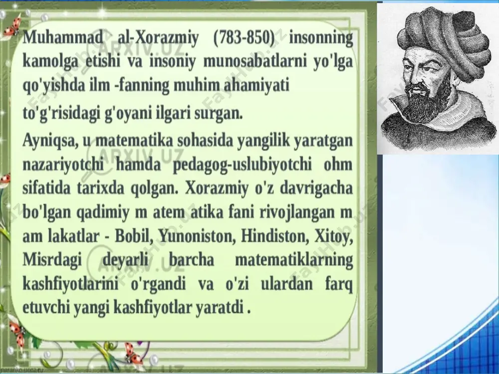 sharq uyg'onish davrida ilm-fan va pedagogik fikrlar. - Page 4