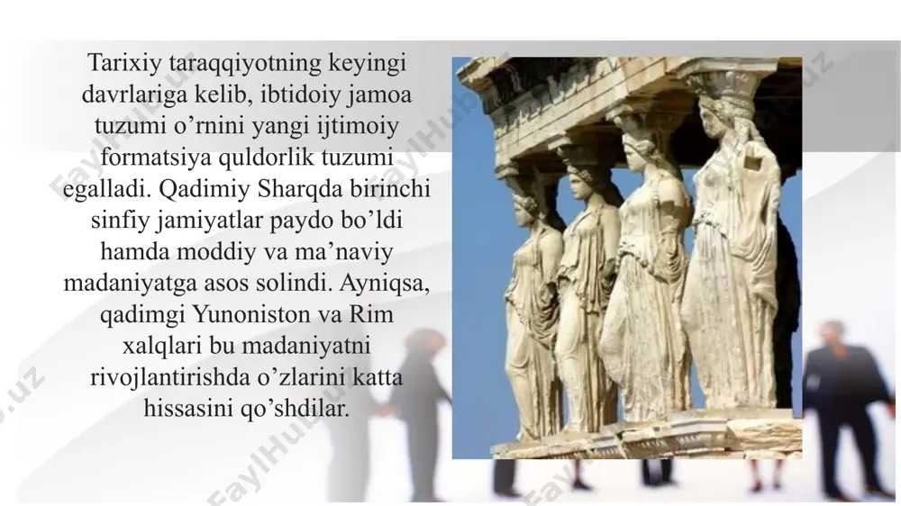 mning mavjudligiga shubha qilmaydi va hissiy tajribani, sezgilarni bilishning asosi deb hisoblaydi. arastuning ta’kidlashicha bilishdagi xatolar noto'g'ri tafakkurdan, ya’ni hissiy tajribani noto'g'ri talqin qilishdan kehb chiqadi.arastu shakl bilan mazmunning birligini ko'rsatib o'tdi, taraqqiyot g'oyasini olg'a surdi.arastu olamda tana va jon bor, tana bilan jon materiya bilan shakl tariqasida bir-biridan ajralmagan holda mavjuddir, deydi. spartada ta’lim-tarbiyaning yana bir muhim vazifasi yoshlarni qullarga nisbatan shafqatsiz, ularni mensimaydigan qilib tarbiyalashdan iborat edi. shu maqsadda yoshlar “kreptiyalar”da, ya’ni kechalari qullarni tutish mashqlarida qatnashar, shubhali bo’lib ko’ringan har qanday illatni (qulni) o’ldirar edilar. shuningdek, bolalarni savoljavob jarayonida aniq, qisqa va lo’nda qilib javob berishga o’rgatib borilgan. spartada 18—20 yoshga etganda yigitlar “efeblar” o’spirinlar guruhida harbiy xizmatni o’taganlar. yoshlarga axloqiy tarbiya berishda davlat rahbarlari maxsus suhbatlar o’tkazib, shu yo’l bilan ularga axloqiy va siyosiy tarbiya berar edilar. spartada qizlar tarbiyasiga ham alohida e’tibor berilgan. ularni harbiy va jismoniy tarbiya malakalari bilan qurollantirib borilgan. chunki erkaklar jangga …