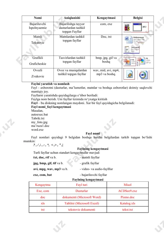 g dastur mahsuli bo‘lib, maxsus tayyorgarlikka ega bo‘lmagan kompyuterdan foydalanuvchilar uchun mo‘ljallangan operatsion tizimdir. uning asosiy maqsadi - kompyuterdan foydalanishni iloji boricha soda, o‘rganish uchun oson va qulay, shu bilan birga foydalanuvchiga mumkin qadar keng imkoniyatlar yaratish holiga keltirishdir. hozirgi kunda mazkur talablarga javob beruvchi operatsion tizim bu - ms windows xr grafik operatsion tizimi hisoblanadi. 1980 yillar o‘rtalarida microsoft foydalanuvchining grafik imkoniyatlari mavjud bo‘lgan windowsning birinchi versiyalarini chiqardi. windows 3.x 1990 yil windows nt 3.1 1993 windows 95 1995 windows ntworkstation 4.01996 windows 98 1998 windowsmillennium edition2000 • windows 2000professional2000 windows xp 2001 service pack 2 2004 service pack 3 2008 windows vista 2006/2007 service pack 1 service pack 2 windows 7 2009 windows 8 windows 10 2015 hozirgi vaqtda avtonom operatsion tizimlar qatoriga - windows 7, windows 8, windows 10, mac os x, unix va linuxlar kiradi. boshqa avtonom operatsion tizimlar tarmoqning kichik qismini tashkil etuvchi milliy sug‘urta …