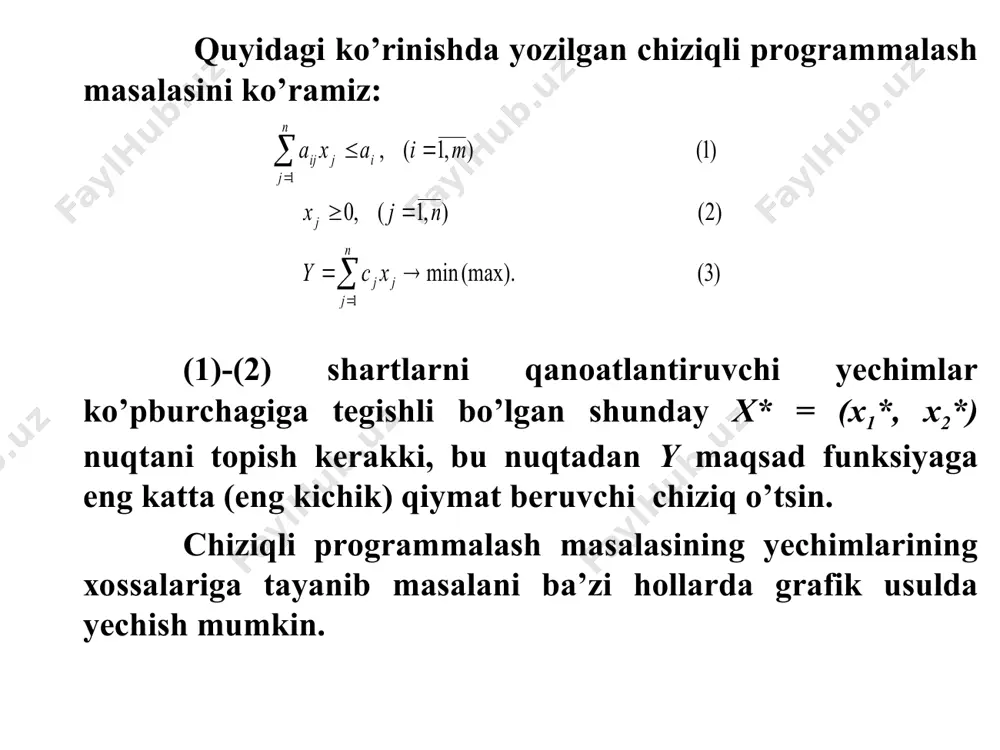 chiziqli proqrammalash masalasini grafik usul bilan yechish - Page 3